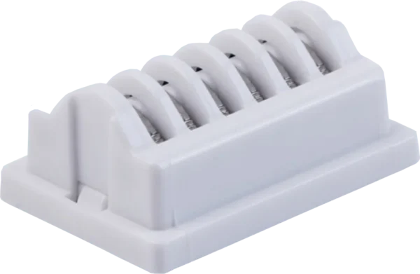 Medium, White, Titanium Clip, 6 clips per cartridge