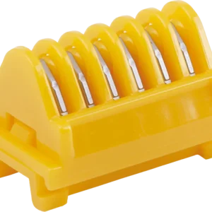 Large, Yellow, Titanium Clip, 6 clips per cartridge
