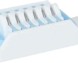 Medium, Blue, Titanium Clip, 6 clips per cartridge