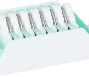 Medium/Large, Green, Titanium Clip, 6 clips per cartridge