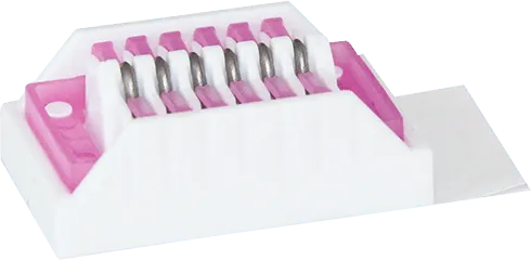 Small/Medium, Purple, Titanium Clip, 6 clips per cartridge